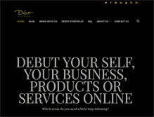Tablet Screenshot of debutvideostudios.com